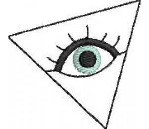 Stickdatei - Allsehendes Auge